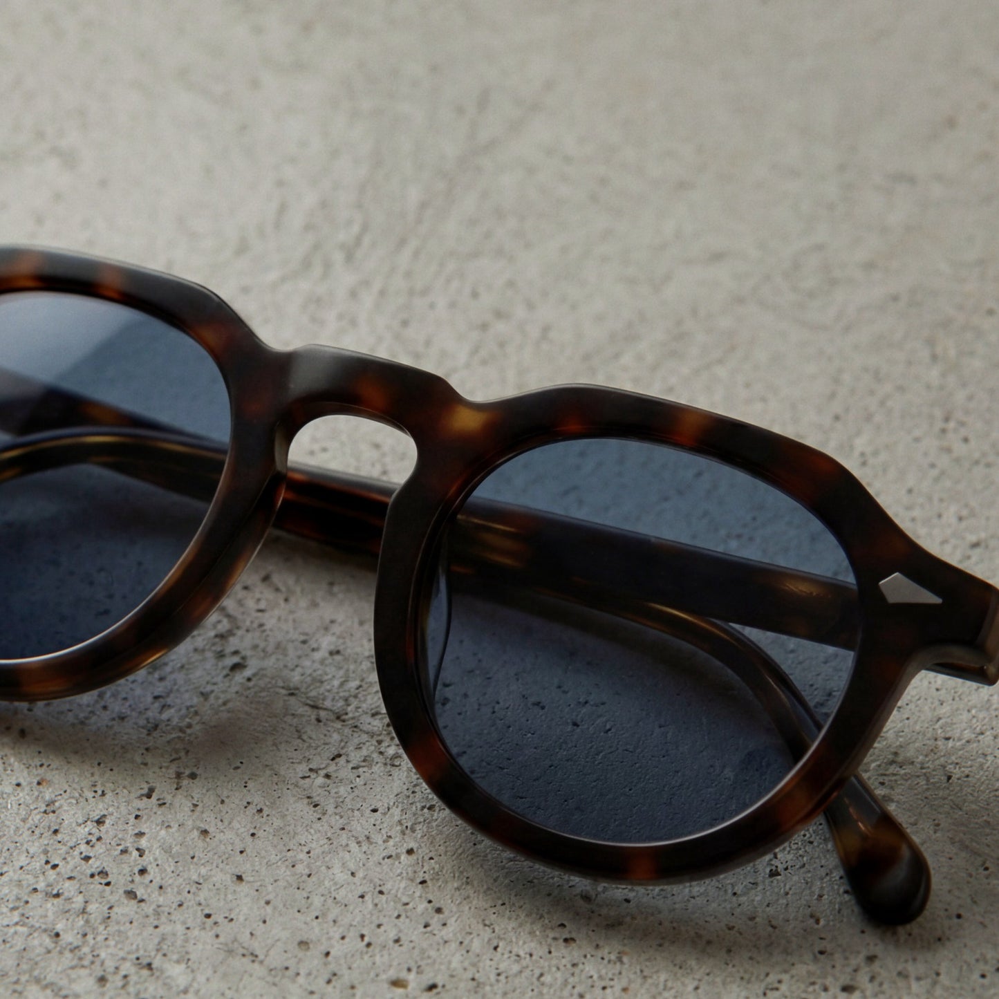 Cloud Peak acetate sunglasses on texture background