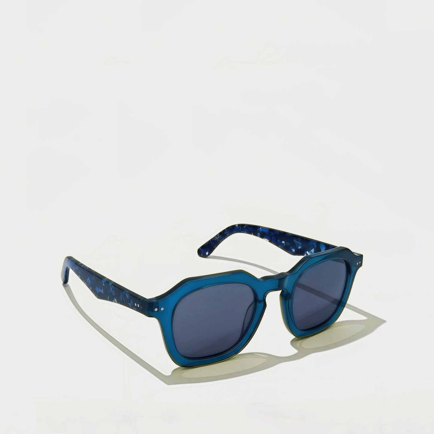 Water Ring acetate sunglasses on white background