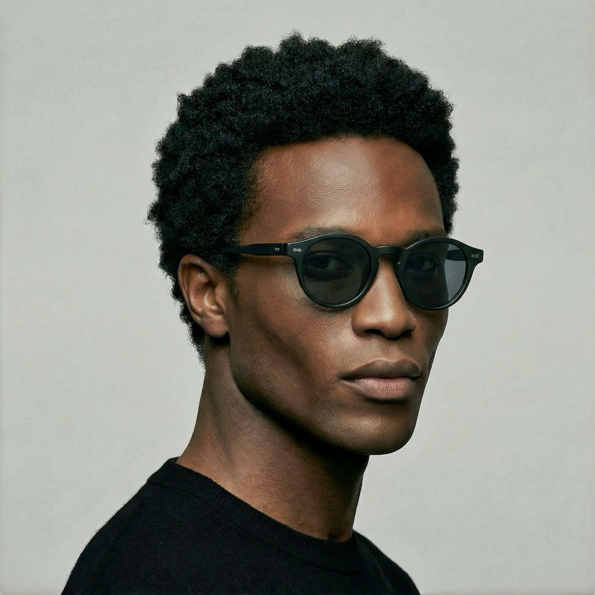Model wearing Moon Bridge sunglasses